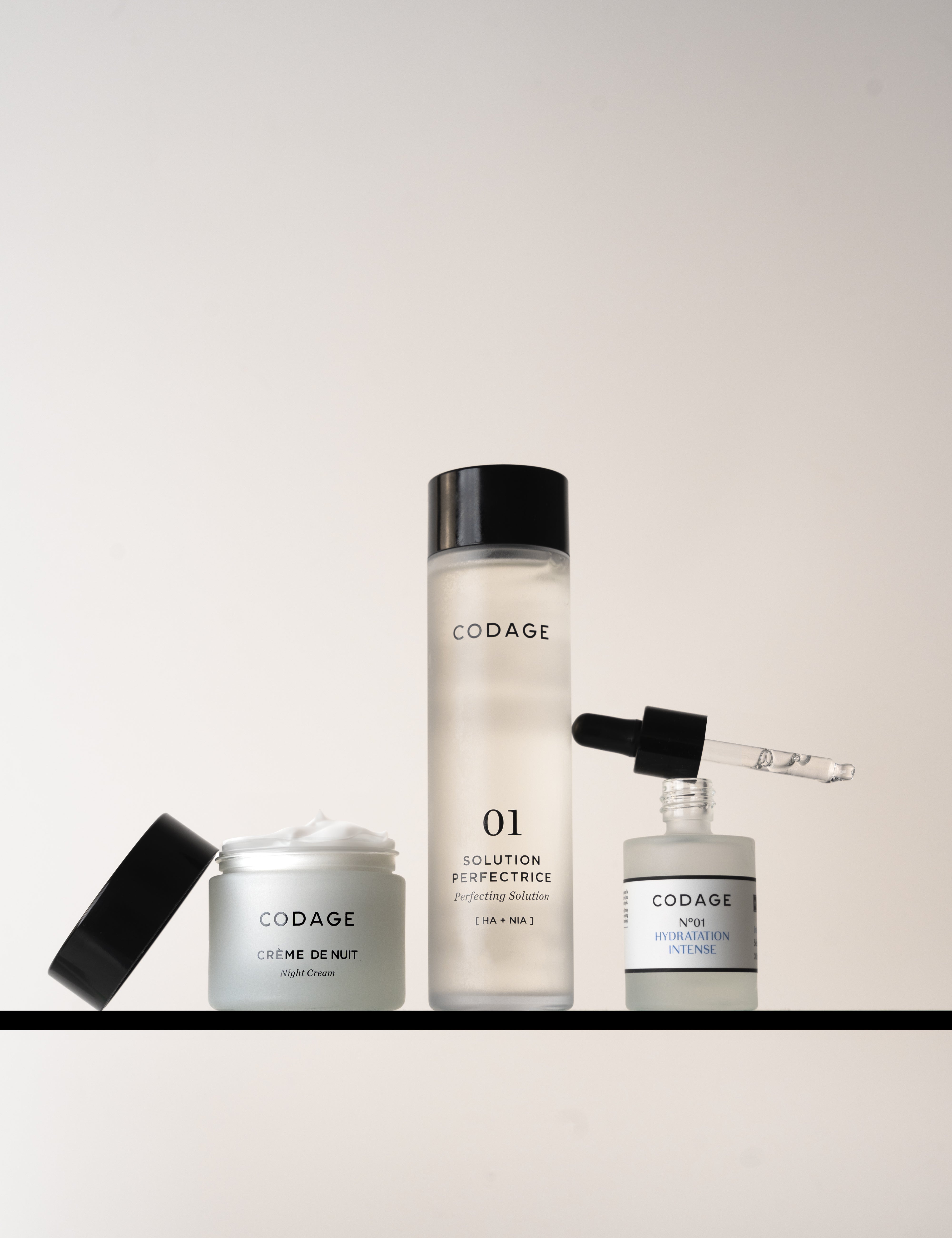 CODAGE skincare products on a white background